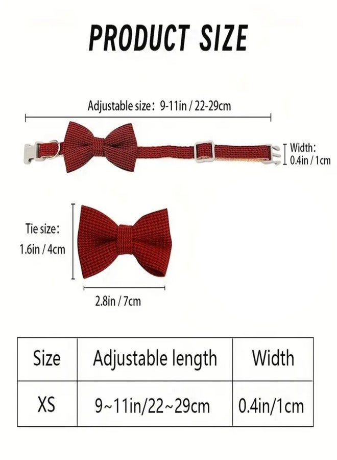 KittuPet Quick Release Cat Collars, Soft Kitten Collars with Detachable Bow Tie Lightweight Kitten Collars (Multicolour) - Image 2